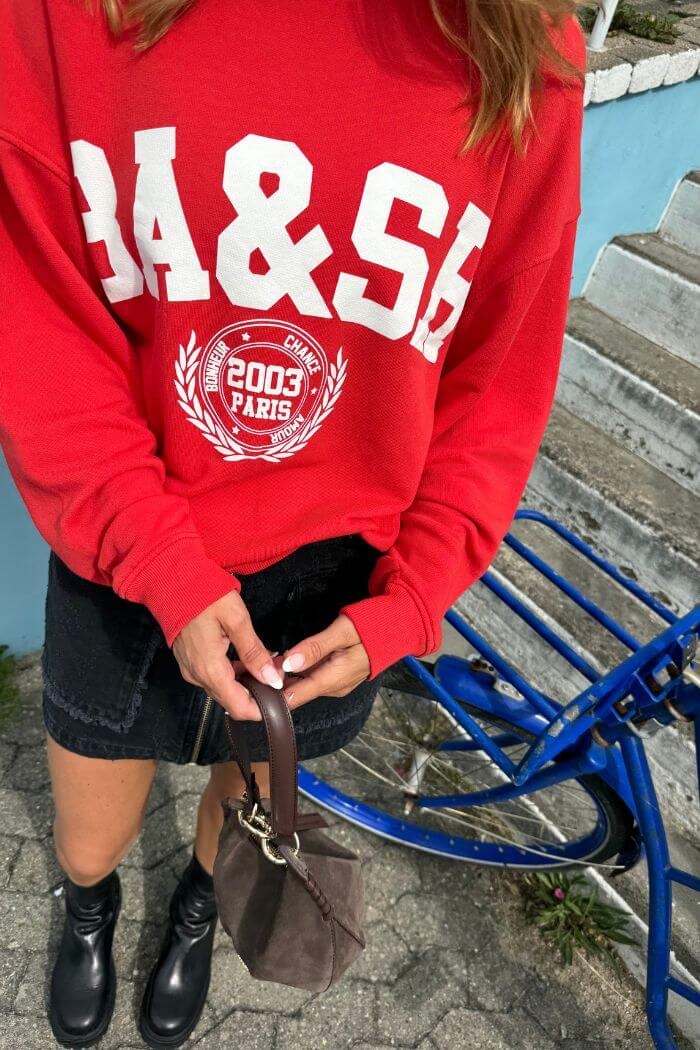 Ba&sh, Benjamin sweatshirt, Rouge